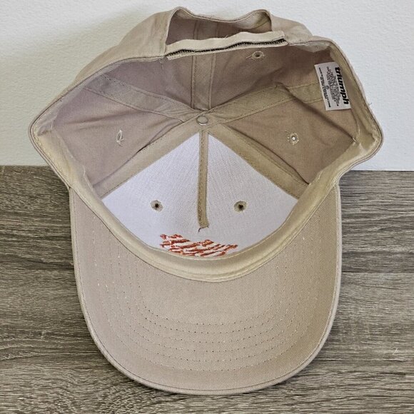 Home Depot Tan Orange Embroidery Baseball Hat Cap Adjustable  Strap Triumph - Picture 6 of 13